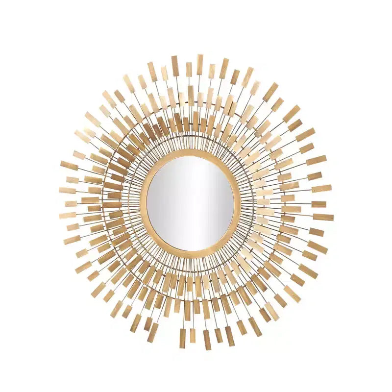 Specchio da Parete a Stella in Metallo 32"x32" Olivia & May: Nessun Montaggio Richiesto, Cornice in Ferro, Montaggio a Parete