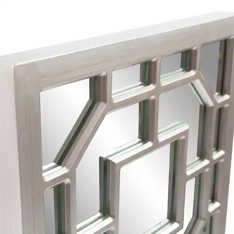 Howard Elliott Specchio Aldrich incorniciato 46.5"x15.75" Argento Antico: Stile inglese, MDF, Montaggio a parete