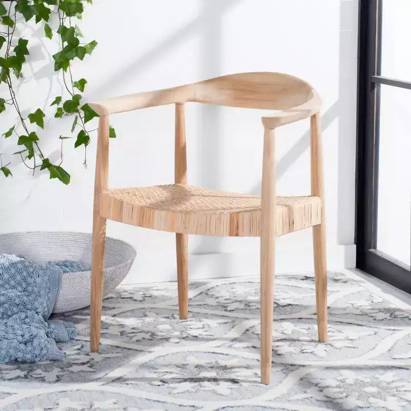 Sijo Rattan Peel Accent Chair - ACH1007A - Naturale - Safavieh