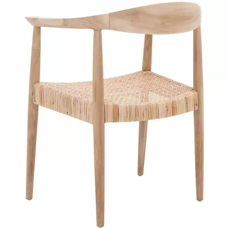Sijo Rattan Peel Accent Chair - ACH1007A - Naturale - Safavieh