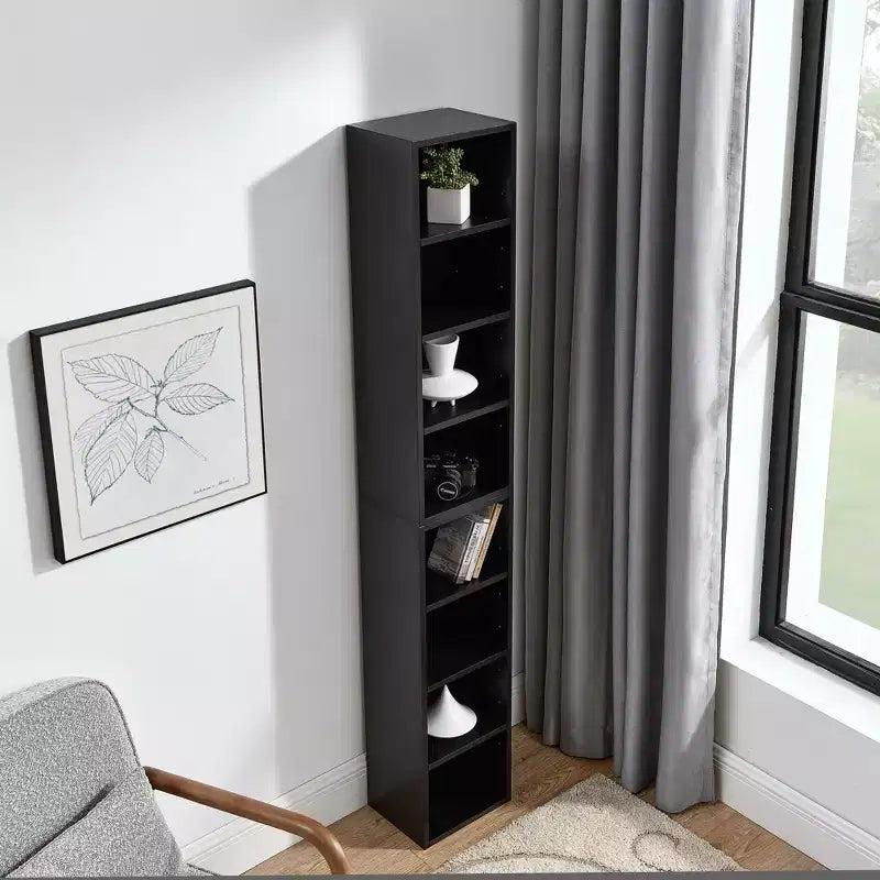 AndMakers, libreria standard in legno a 4 ripiani, alta 180 cm (set da 2)