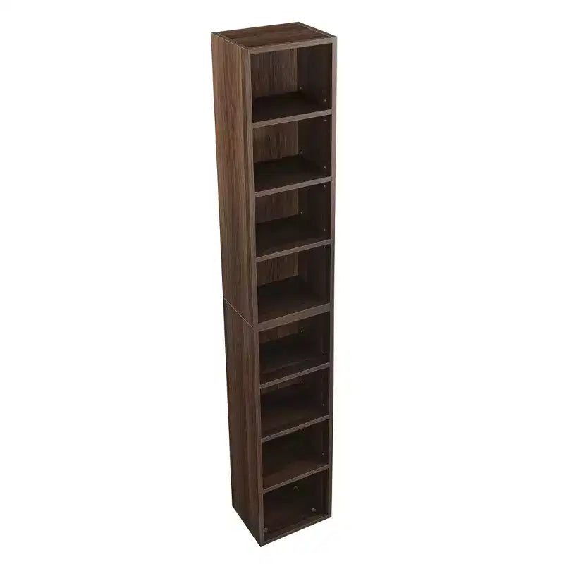 AndMakers, libreria standard in legno a 4 ripiani, alta 180 cm (set da 2)