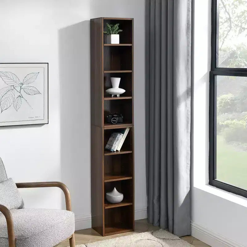 AndMakers, libreria standard in legno a 4 ripiani, alta 180 cm (set da 2)