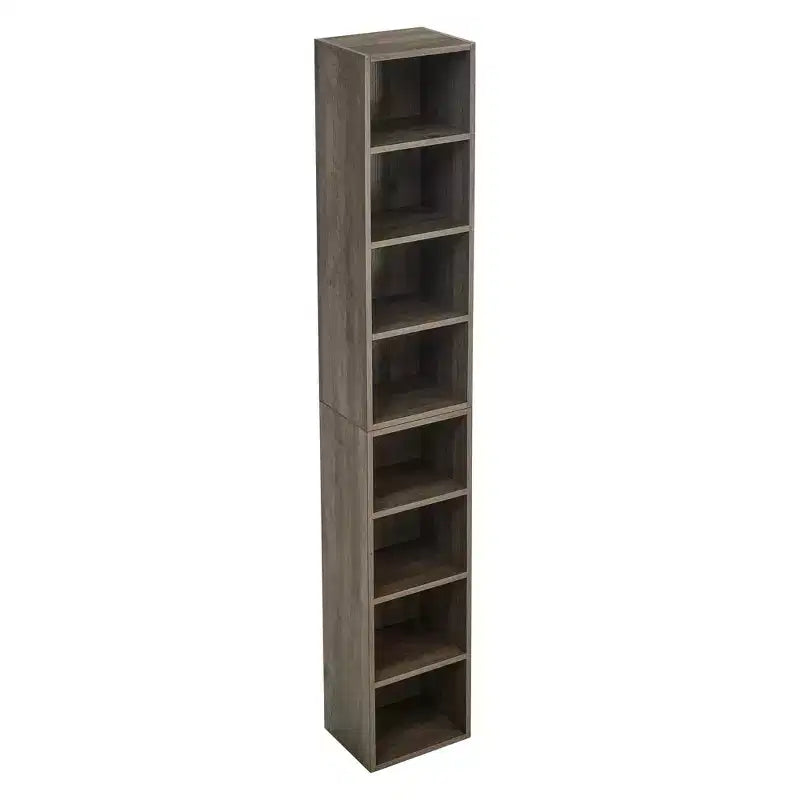 AndMakers, libreria standard in legno a 4 ripiani, alta 180 cm (set da 2)