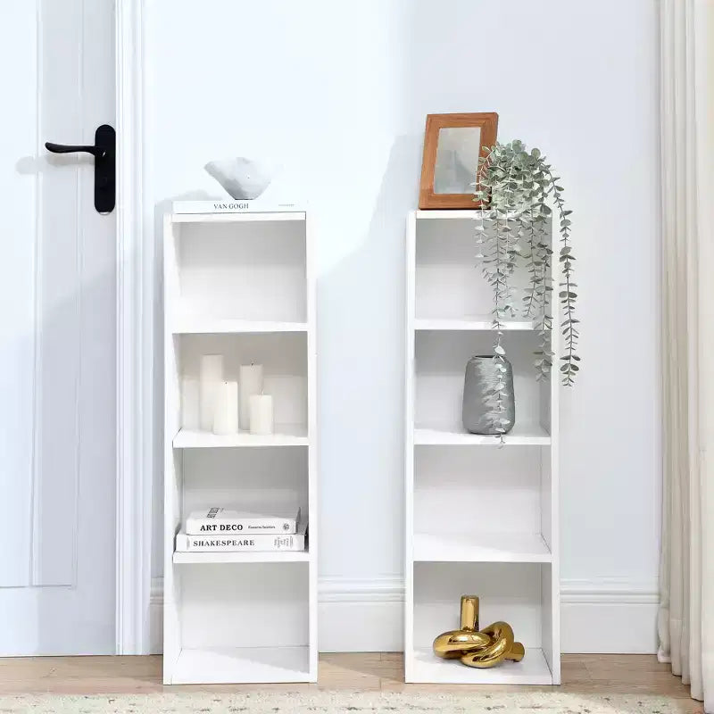 AndMakers, libreria standard in legno a 4 ripiani, alta 180 cm (set da 2)