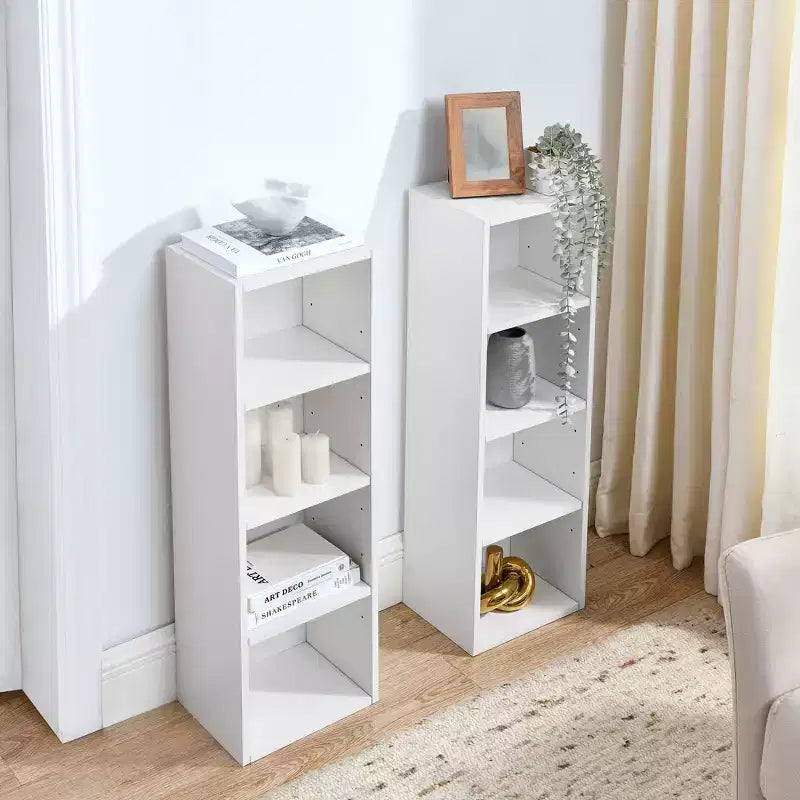 AndMakers, libreria standard in legno a 4 ripiani, alta 180 cm (set da 2)