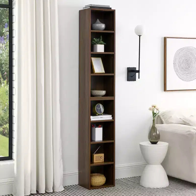 AndMakers, libreria standard in legno a 4 ripiani, alta 180 cm (set da 2)