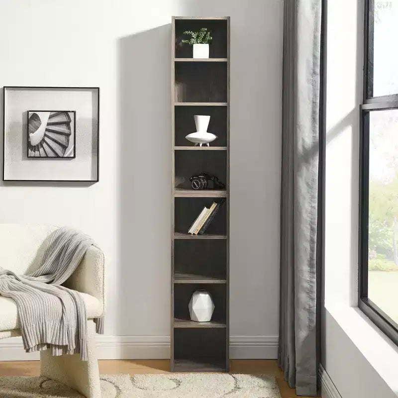 AndMakers, libreria standard in legno a 4 ripiani, alta 180 cm (set da 2)