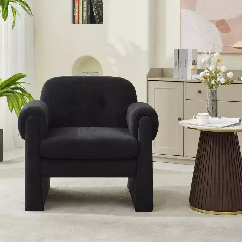 Set di 2 Poltrone Accent Imbottite Nuvola Soffice per Camera da Letto e Soggiorno