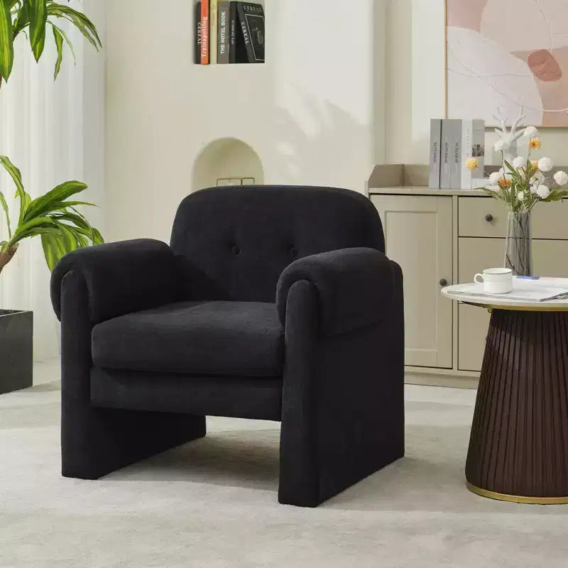 Set di 2 Poltrone Accent Imbottite Nuvola Soffice per Camera da Letto e Soggiorno