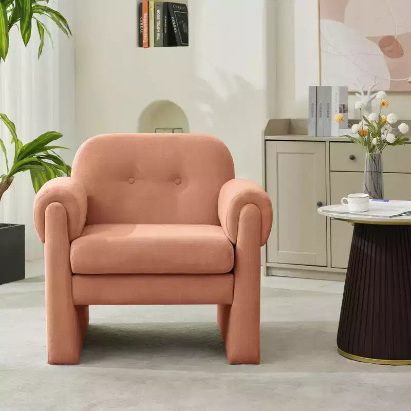 Set di 2 Poltrone Accent Imbottite Nuvola Soffice per Camera da Letto e Soggiorno