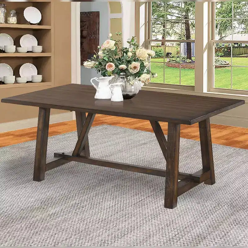 Acme Furniture Kaelyn - Tavolo da pranzo, finitura rovere scuro