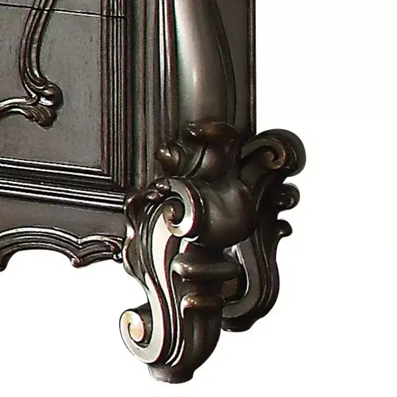 Acme Furniture Comodino Versailles Finitura Platino Antico