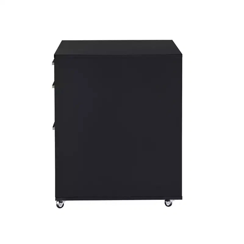 Acme Furniture Coleen Classificatori Nero Lucido/Finitura Cromata