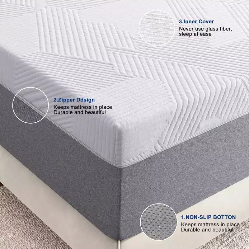 Materasso Wuleitex 10 in memory foam in gel