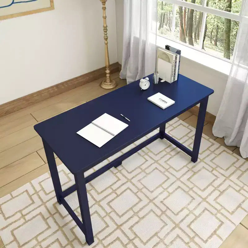 Scrivania in Legno Massello Plank+Beam, Scrivania Semplice per Camera da Letto, Scrivania da Studio per Ufficio Domestico, 47.25