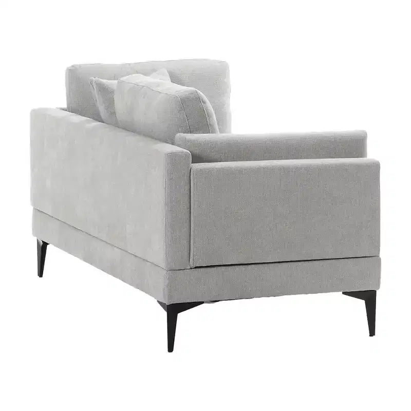 Divano sezionale a 3 posti a L minimalista con chaise longue reversibile