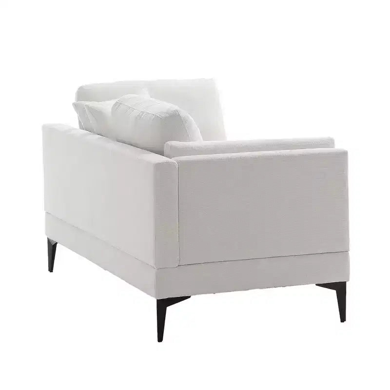 Divano sezionale a 3 posti a L minimalista con chaise longue reversibile