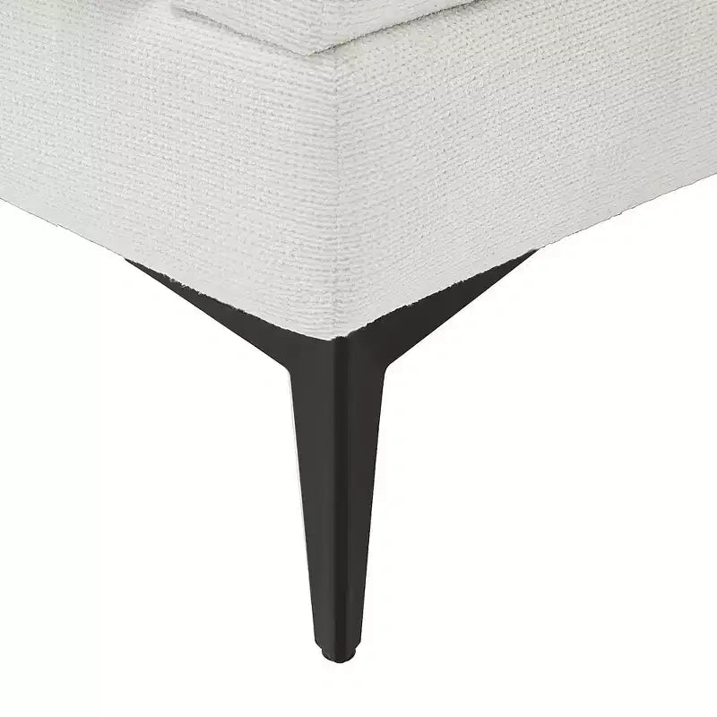Divano sezionale a 3 posti a L minimalista con chaise longue reversibile