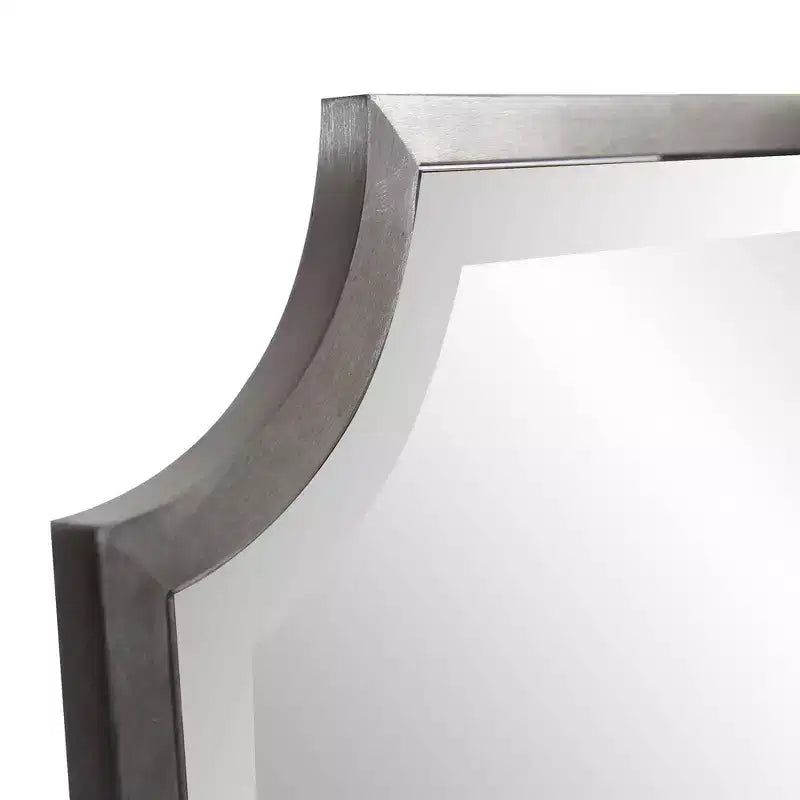 Specchio da parete 36x24 con cornice in acciaio inossidabile