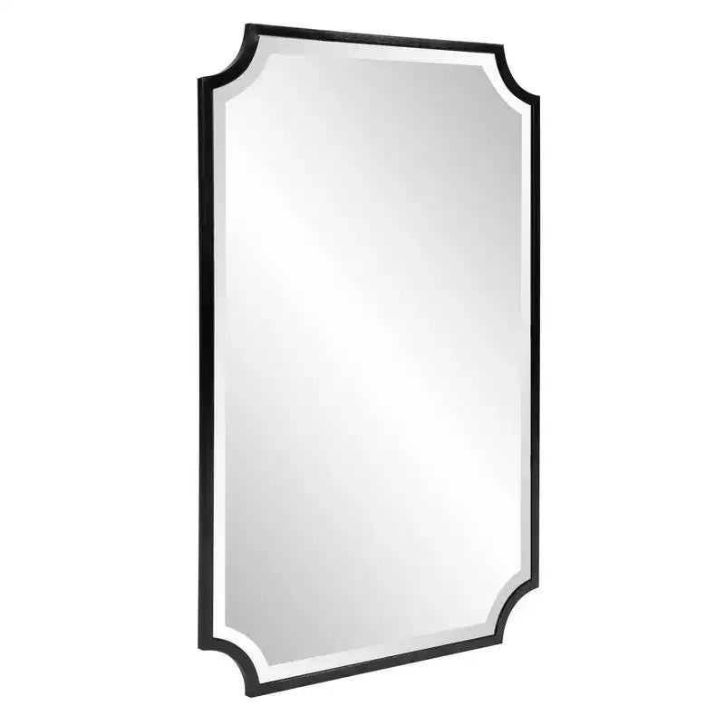 Specchio da parete 36x24 con cornice in acciaio inossidabile