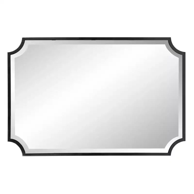 Specchio da parete 36x24 con cornice in acciaio inossidabile