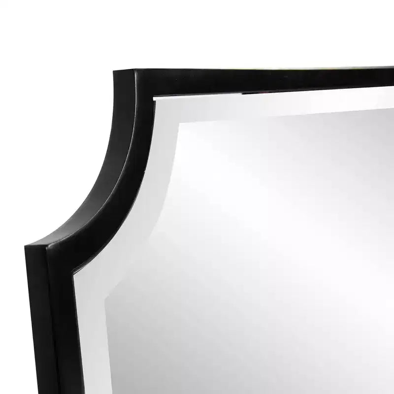 Specchio da parete 36x24 con cornice in acciaio inossidabile
